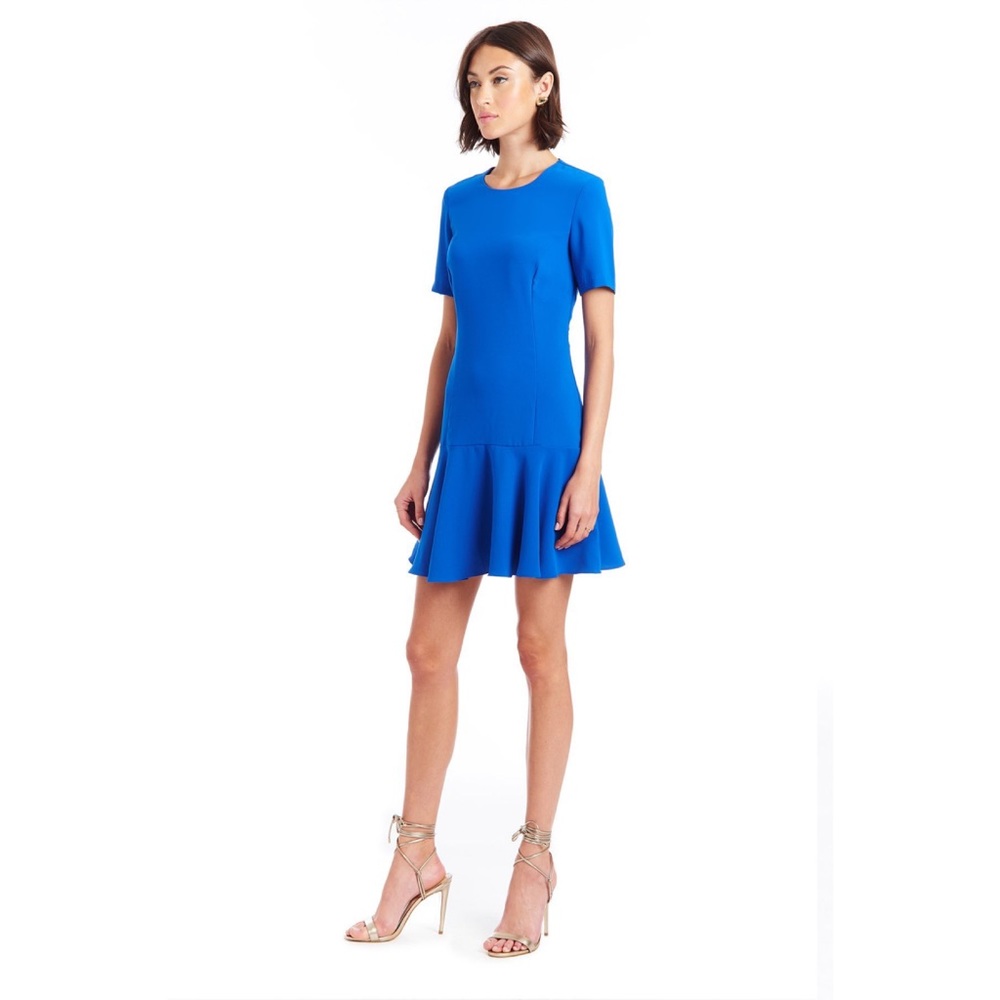 Amanda Uprichard Blue Mini Dress